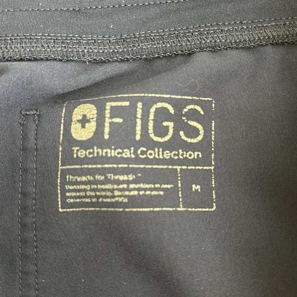 Figs Drawstring Straight Leg Scrub Pants - Picture 8 of 9